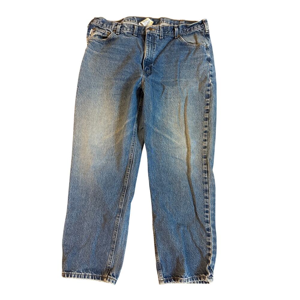Vintage Y2K Mens 44x32 Carhartt B180 DST Jeans Traditional‎ Fit Actual 42x30